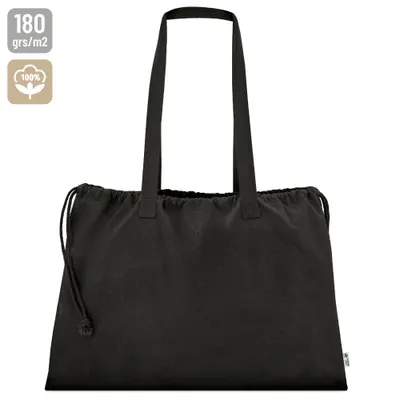 Bolsa de algodón orgánico Arona 180 g asas largas en colores personalizable