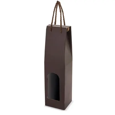 Caja de cartón para 1 botella personalizable