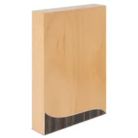 Trofeo de madera Britania 12 × 18 cm de madera, vista frontal