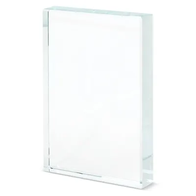 Trofeo de cristal Xara 9 × 13 cm con estuche personalizable