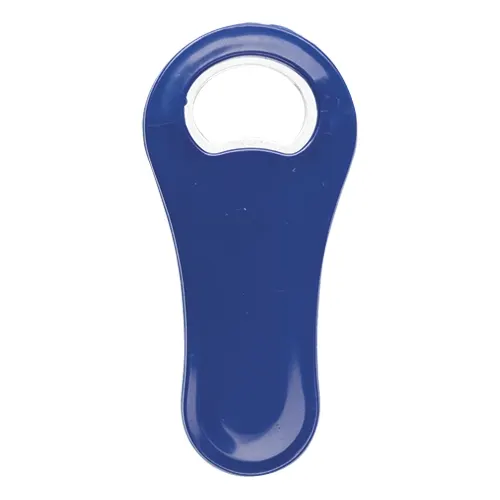 Abrebotellas imantado de ABS y metal Refresh en azul de ABS / metal, vista frontal