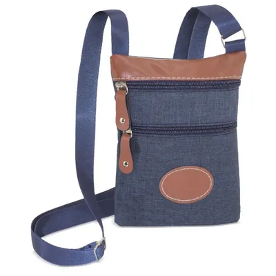Bandolera portatodo bitono polipiel personalizable