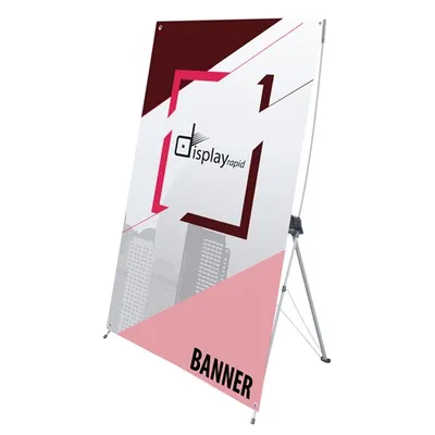 Banner de aluminio 120 × 198 cm personalizable