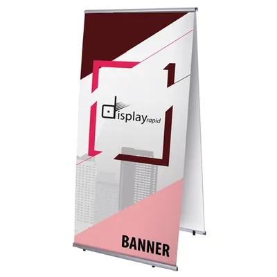 Banner doble pantalla 80 × 180 cm personalizable