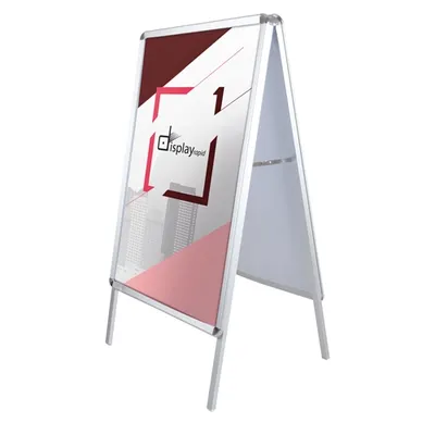 Caballete aluminio 70 × 100 cm 2 caras personalizable