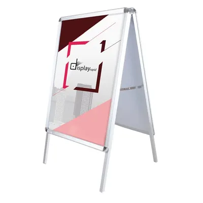 Caballete aluminio 50 × 70 cm 2 caras personalizable