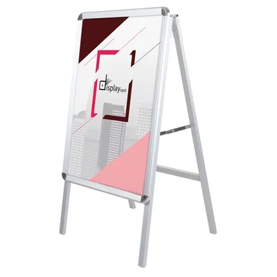 Caballete aluminio 50 × 70 cm 1 cara personalizable