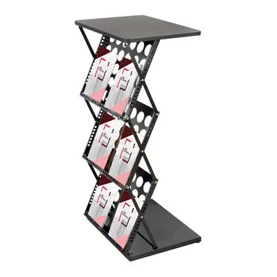 Mostrador plegable para 2 catálogos personalizable