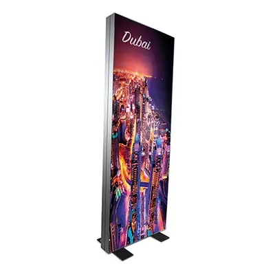 Marco luminoso doble cara 60 × 160 cm personalizable