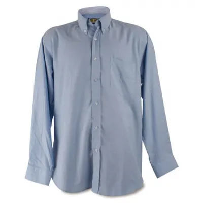 Camisa oxford manga larga con bolsillo personalizable