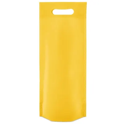 Bolsa non woven Payton 80 g con fuelle para botella personalizable