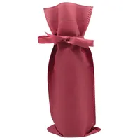 Bolsa non woven Mantua 80 g para botella de non woven 80grs/m2, vista frontal