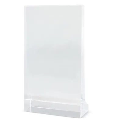 Cristal tallado rectangular personalizable