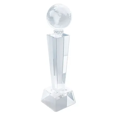 Trofeo de cristal 25 cm personalizable