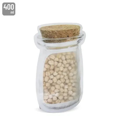 Tarro plegable reutilizable Legum con cierre zip personalizable