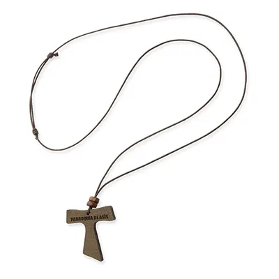 Colgante de madera con cordón ajustable personalizable