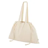 Bolsa de algodón orgánico Arona 180 g asas largas de 100% algodón orgánico 180 grs, detalle 3