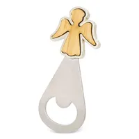 Abrebotellas en forma de ángel Angelico con estuche de aleación de zinc y acero inoxidable, detalle 2