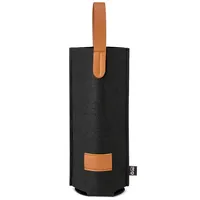 Funda de fieltro para botella de vino con asa de fieltro y pu, detalle 4