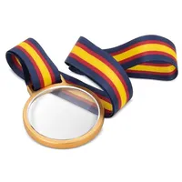 Medalla de cristal Viktor con cinta multicolor de poliéster, aluminio y abs, detalle 11