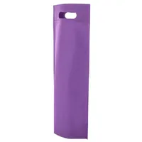 Bolsa non woven Payton 80 g con fuelle para botella de non woven 80grs/m2, detalle 6